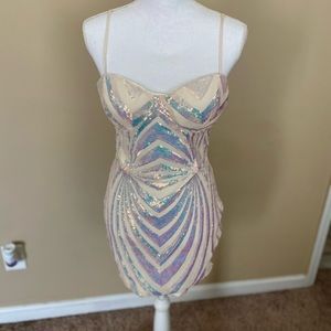 Mini Iridescent Dress